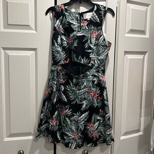 J.O.A Floral Dress, Size Large
